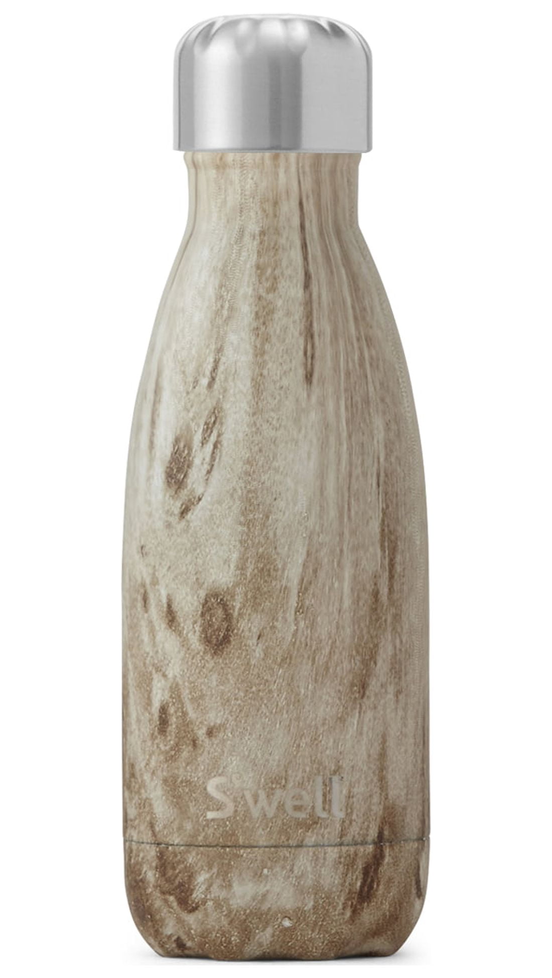 S'well Vacuum Insulated Stainless Steel Water Bottle, Blonde Wood, 9 oz