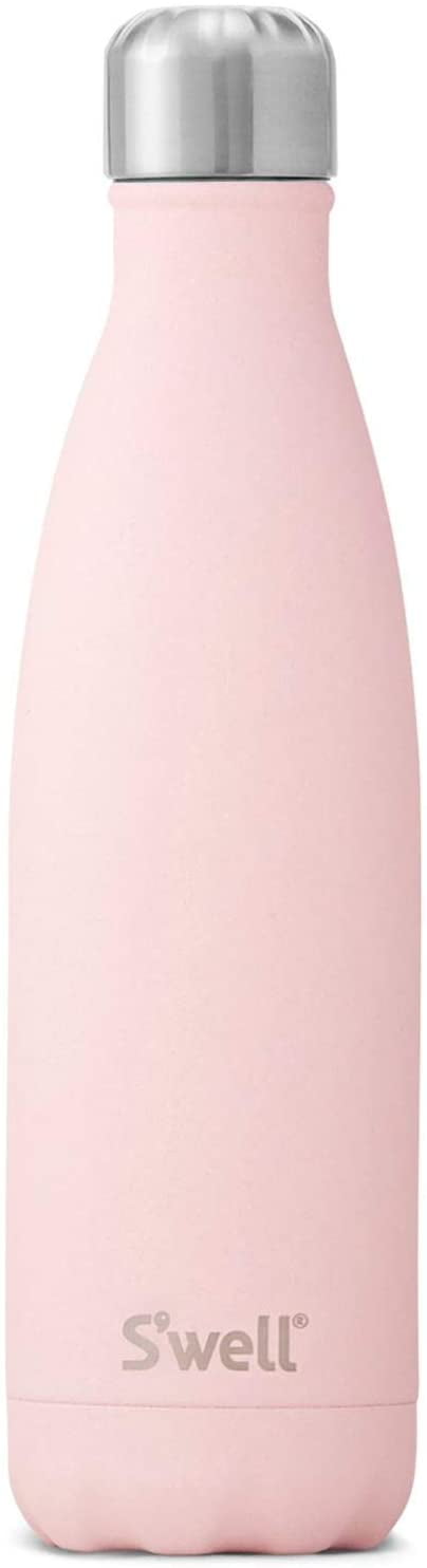 S'well Vacuum Insulated Stainless Steel Water Bottle, Pink Topaz, 25 oz