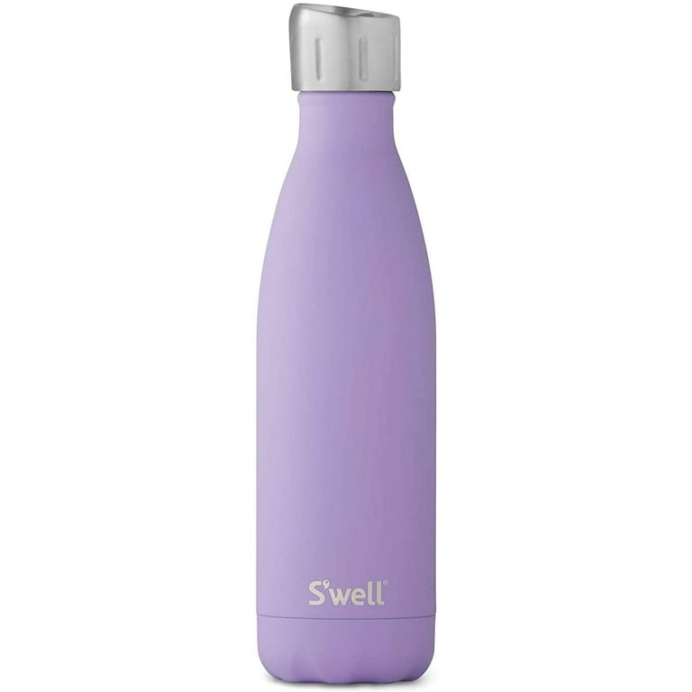S'ip by S'well Vacuum Insulated Stainless Steel Water Bottle, Purple Dusk,  15 oz 
