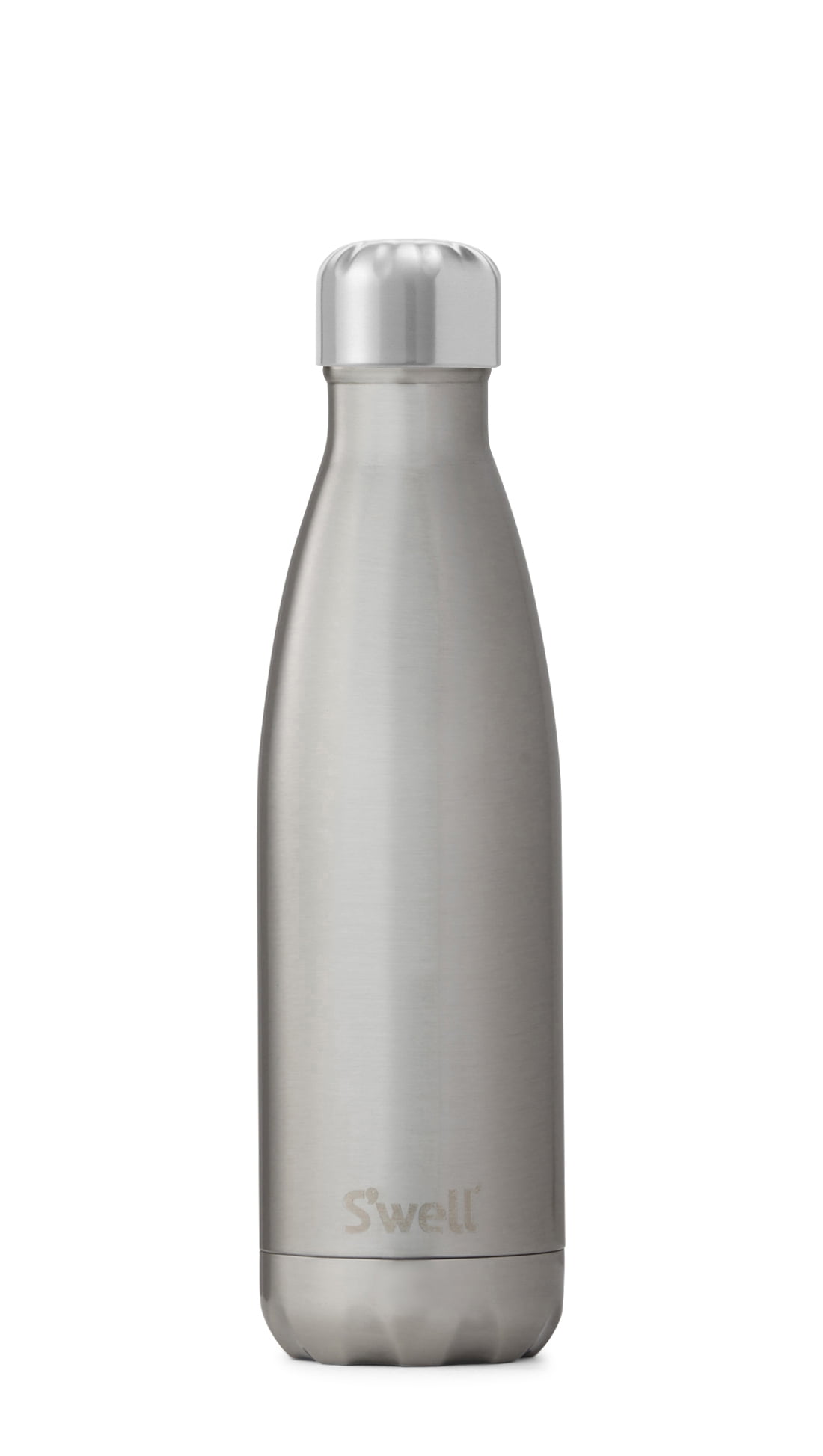 17-Ounce Silver Stainless Triple-Iinsulated Water Bottle - Alkaline Water  Plus
