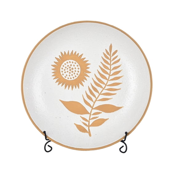 Elk Home Annie Ceramic Charger in White