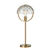 Elk Home 10-Inch Wide Parsons Avenue Table Lamp Modern-Aged Brass