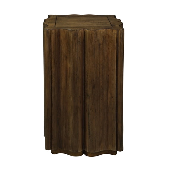 Elk Home Breck 14.5-Inch Wide Wood Accent Table in Harvest Brown Finish - Set of 1