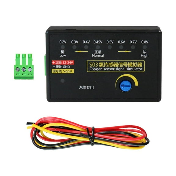 S03 oxygen sensor signal simulator (A) $S03 oxygen sensor signal simulator simulates four-wire oxygen sensor signal adjustable voltage automobile tester