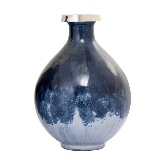 Elk Home Bahama Small Eclectic Vase in Blue Finish