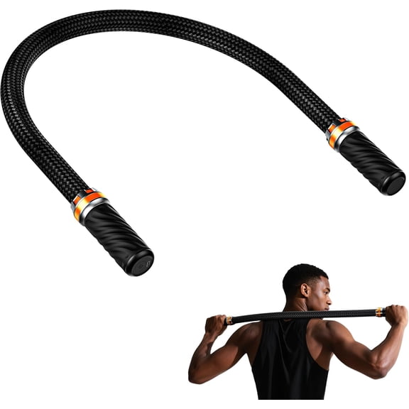 S1 3D Flexible Pro Back Massage Rope - Handheld Vibration rapy Massager & Hands-Free for Lower Back Pain Relief, 3000-7000 RPM Deep Tissue Muscle Massage Gun,Ideal for Athletes,Gym & Home Use