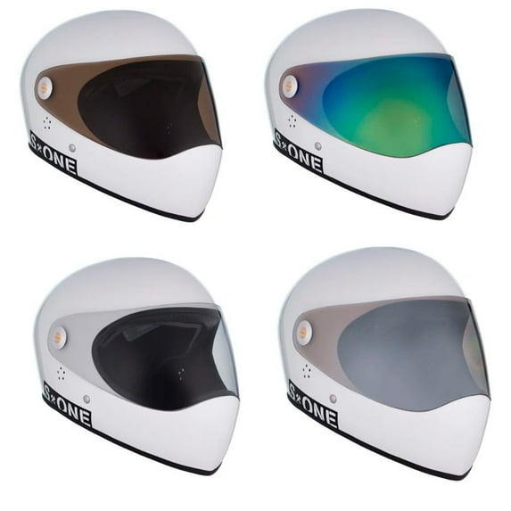 S1 Fullface Lifer Helmet - White Gloss