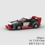 S1 Hoonitron Car Technical Speed Champions Super Race F1 Vehicle Model Building Block Racing Brick Classical Christmas Gift City
