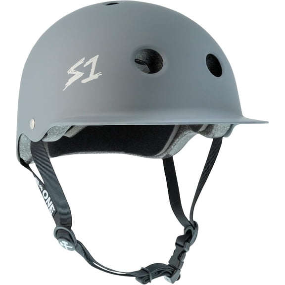 S1 Lifer Brim Helmet for Skateboarding, BMX, and Roller Skating - EPS Fusion Foam, CPSC & ASTM Certified