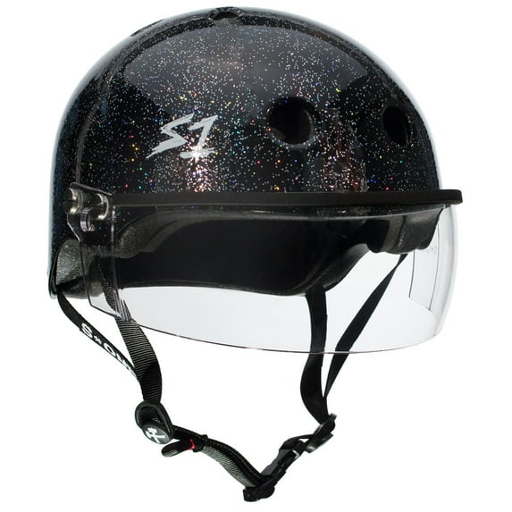 S1 Lifer Visor Helmet - Black Gloss Glitter