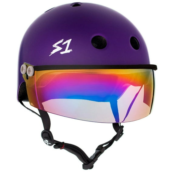 S1 Lifer Visor Helmet - GEN 2 - Purple Matte w/ Iridium Visor
