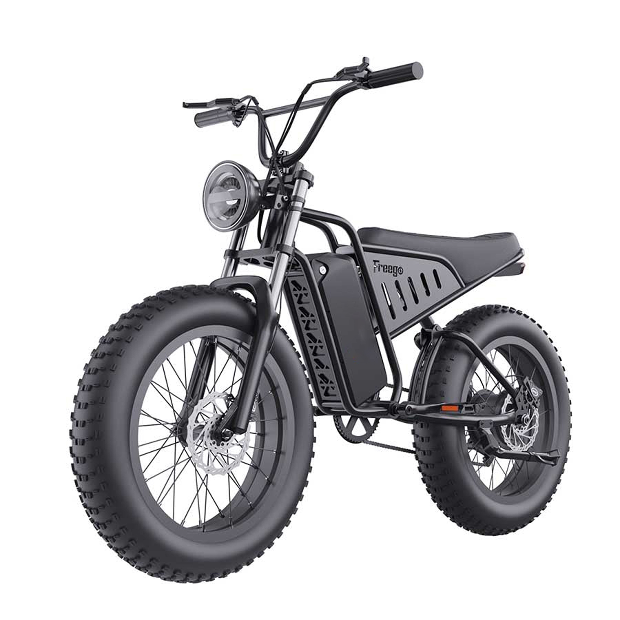 S1 Motorcycle Electric Bike for Adults, 850W/48V/22.5Ah, 20" x 4.0" Fat Tires Electric Bicycle Removable Battery, 30Mile/28 MPH Long Range Ebike 7-Speed