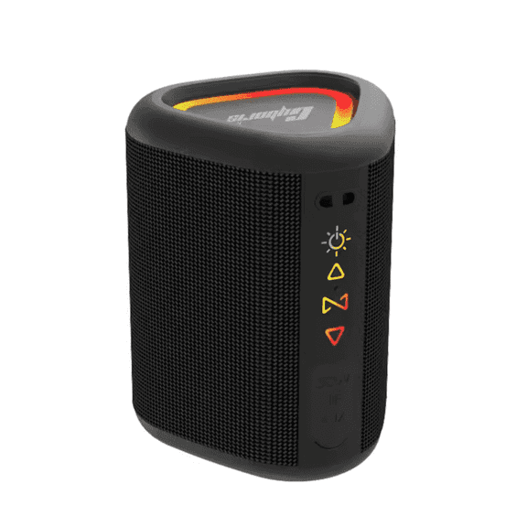 DCOWO S1 Bluetooth Portable Speaker Dazzling Lights IPX6 Waterproof, Black