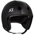 thumbnail image 1 of S1 Retro Lifer Helmet - Black Matte with Black Stripes, 1 of 3