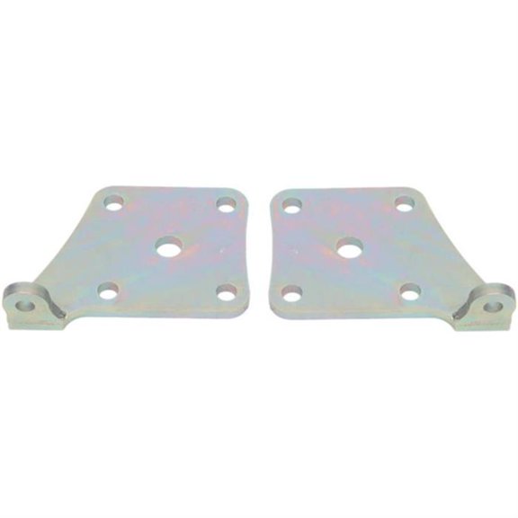 S10 10-Bolt Rear Axle Leaf Spring Plates, Zinch Finish