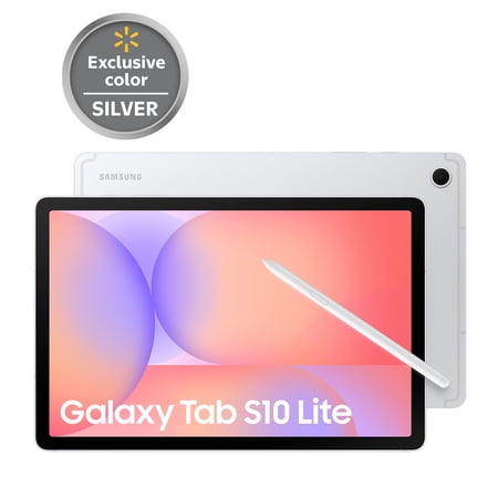 Samsung Galaxy Tab S10 Lite 10.9" Widescreen Tablet with S Pen, 128GB, Silver