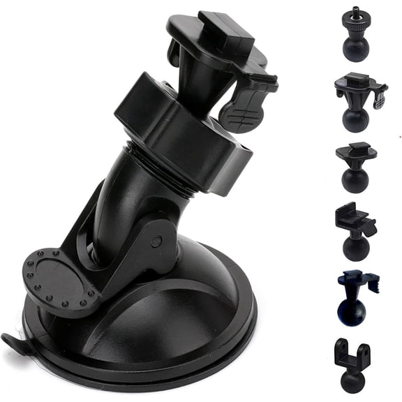S10 Pro Dash Cam Mount, Suction Cup Dash Camera Mount Holder with 10+pcs Joints for Rove APEMAN CHORTAU Roav Nexar iiwey REXING Z-Edge Old Shark YI ... 98% Car Dash Cameras