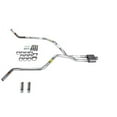 thumbnail image 1 of S10 / S15 83-94 dual exhaust 2.5 pipe 1 chamber muffler RW Tip Corner exit, 1 of 1