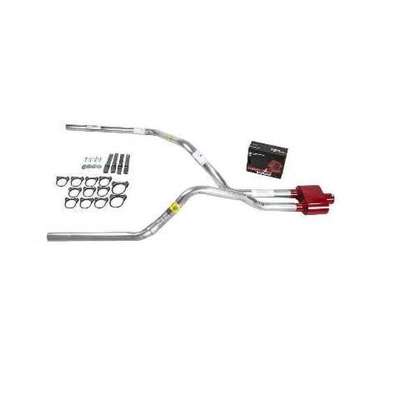 S10 / S15 95-01 dual exhaust 2.5 pipe Cherry Bomb Extreme