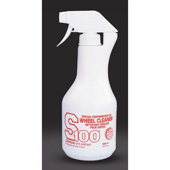 S100 Wheel Cleaner Gel Spray, Non-Acid Formula, Safe for All Wheels & Anodized Finishes, 500mL / 16.9 oz (15500G)
