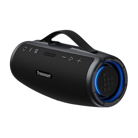 S100 Bluetooth Speaker 50W Speaker with IPX7 Waterproof, APP Control, Built-in Powerbank & Retractable Handle