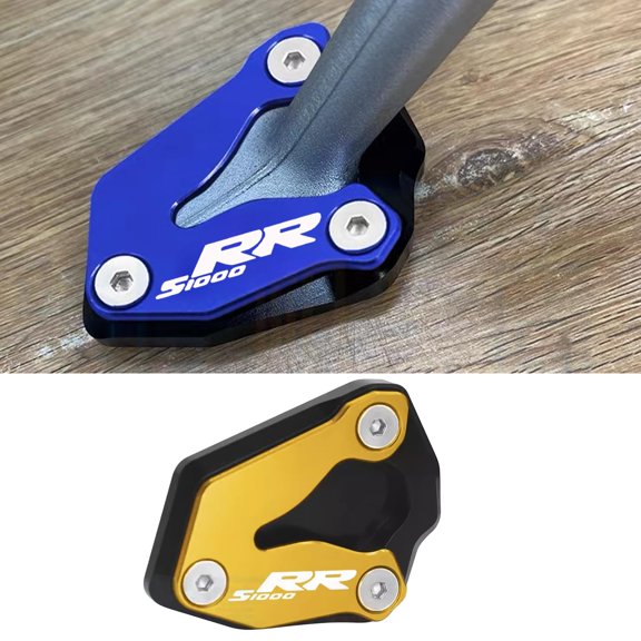 For S1000RR s1000rr 2024 2023 motorcycle accessories modified side support enlarged seat side support widened foot pad support frame foot side panel (silver)