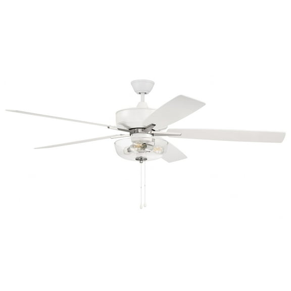 Craftmade Lighting - Super Pro - 5 Blade Ceiling Fan with Light Kit-17.5 Inches