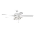 thumbnail image 1 of S104W5-60WWOK-Craftmade Lighting-Super Pro 104 Series - 60 Inch 5 Blade Ceiling Fan with Light Kit, 1 of 3