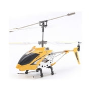 S107G 3-Channel Mini Infrared RC Helicopter Airplane with Built-in Gyro and LED Light (Yellow)