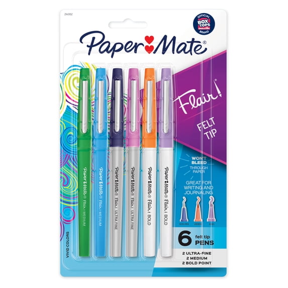 S10APO PM FLAIR M/UF/B MIX TIP 6CT ASST
