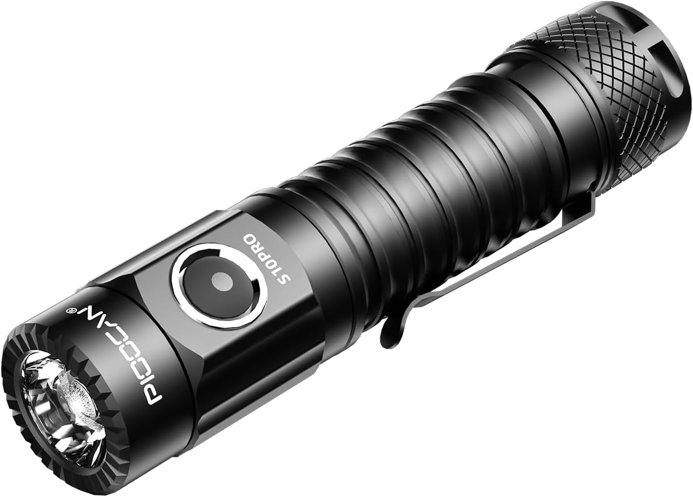 S10Pro Rechargeable Flashlights LED, 2500 High Lumens Super Bright ...
