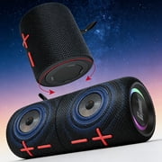S11 Plus 2-in-1 Detachable Wireless Speaker with RGB Lights, 40W Stereo Bass Boost, TWS Dual-Ear Independent Design, Portable Music Player