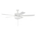 thumbnail image 1 of S111W5-60WWOK-Craftmade Lighting-Super Pro 111 Series - 60 Inch 5 Blade Ceiling Fan with Bowl Light Kit, 1 of 5