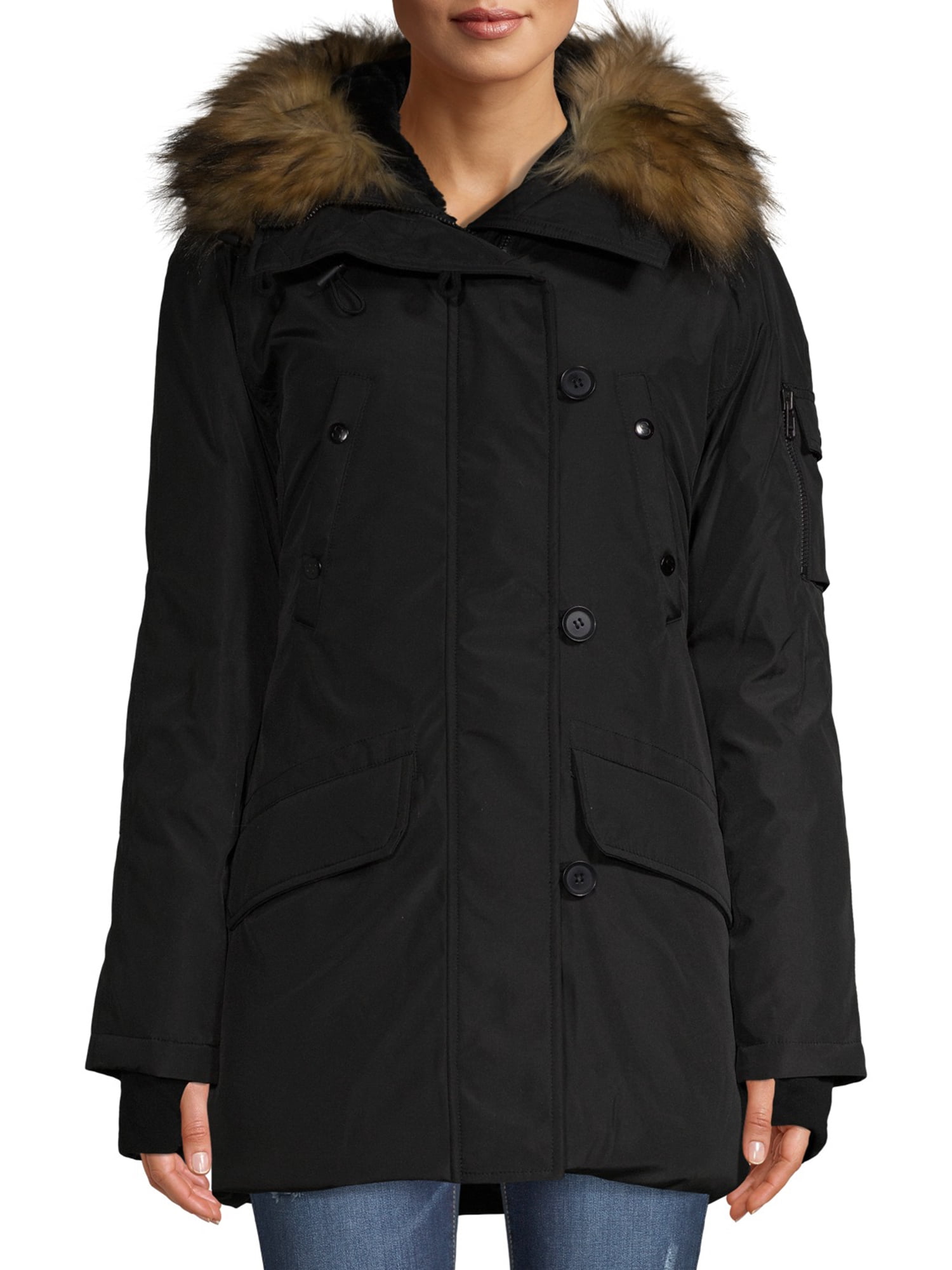 Parkas with best sale hood