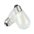 thumbnail image 1 of Better Homes & Gardens S14 0.9W LED Replacement Bulbs for Outdoor Commercial String Lights, Warm White, 2-Pack, 1 of 5