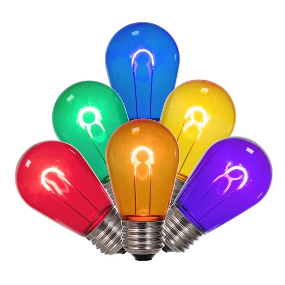 S14 Transp Filament Multi Bulb .6W 10/Bg