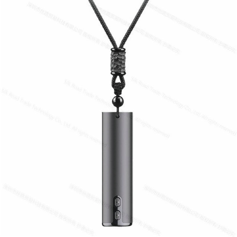 S15 Digital voice Activated recorder Mini Slim Pendant HD Noise Reduction Dictaphone for Meeting minute Lecture Class Home Audio child safety Recording -4GB