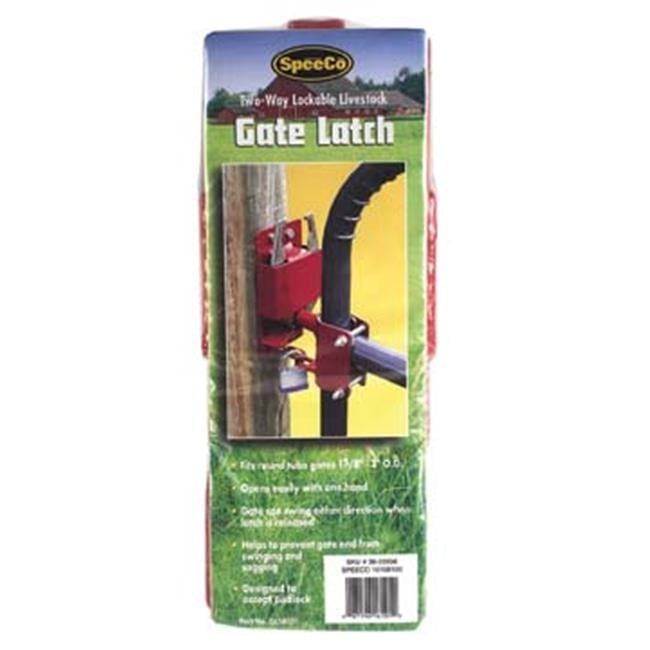 Red Stainless Steel Manual Lockable Gate Latch