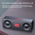 thumbnail image 1 of S18 Portable Bluetooth Speaker - 6.5x1.57x2.2in Outdoor Subwoofer with FM Radio, 5W Loud Sound Hands-Free Call, USB TF Card Aux Input, Compact Mini Sound System, 1 of 6