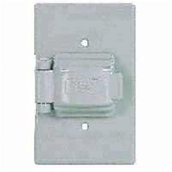 S1961 1-Gang Non-Metalic Single Receptacle Cover
