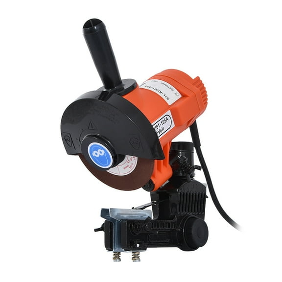 S1L-KU01-105A Clip Type Grinding Chain Machine Portable Electric Chainsaw Chain Sharpener Chain Saw Sharpener Tool 85W ,Easy to Use