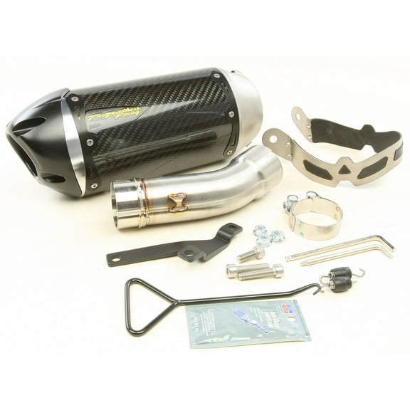 S1R Slip-On Exhaust (Carbon Fiber) for 16-18 Kawasaki ZX10R