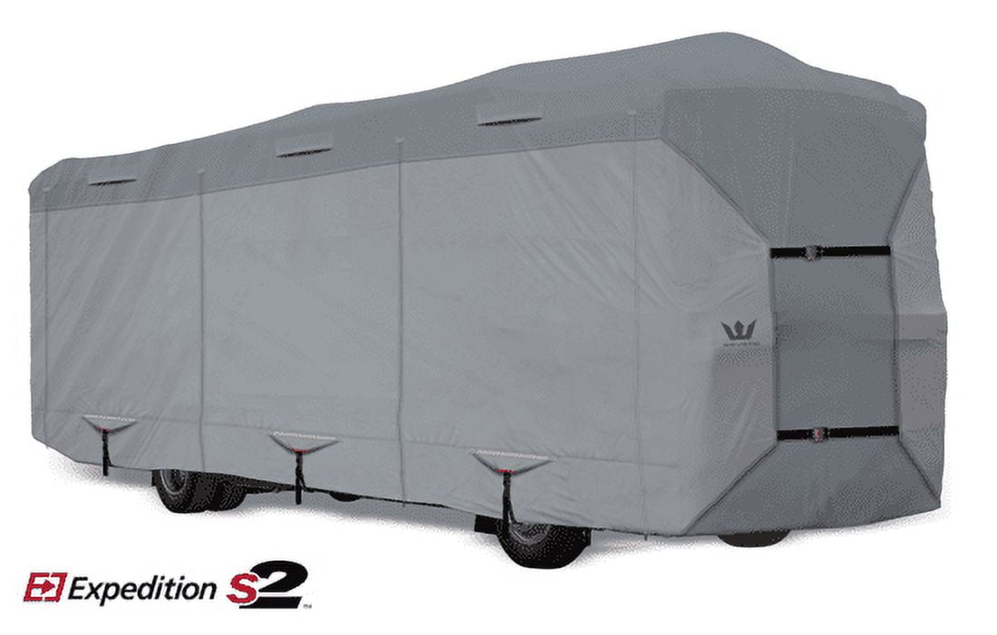 Gray 37-38 Feet Heavy-Duty Polyester RV Cover