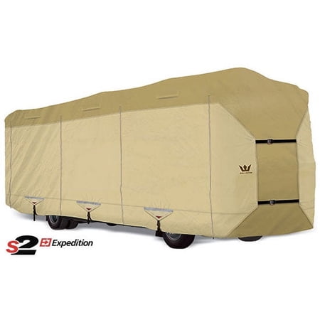 S2 Expedition EX2A3738T Outdoor Auto Class A RV Vehicle Cover by Eevelle | Fits 37 - 38 Feet | Tan