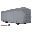 thumbnail image 1 of ﻿S2 Expedition by Eevelle USA, EX2A, Outdoor Class A Travel Trailer Camping RV Vehicle Cover | Fits 35 - 36 Feet | Gray, 1 of 11