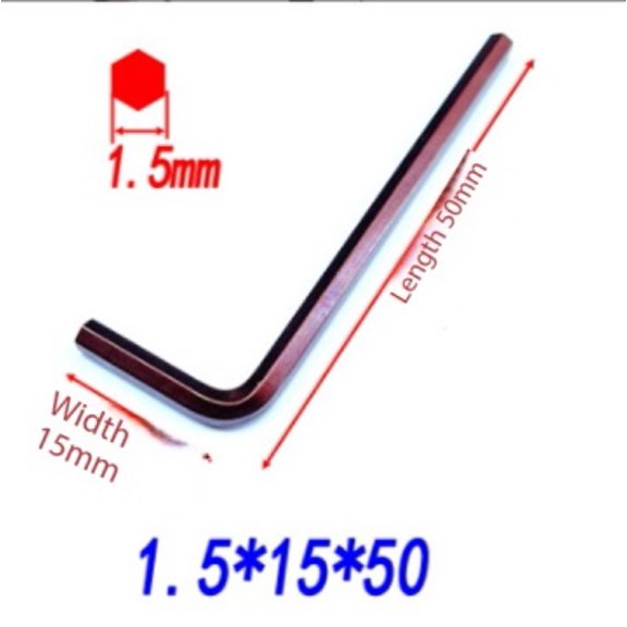 S2 Hex Key Wrench Set - Durable L-Shaped Allen Wrench Tool for Precision Fastening