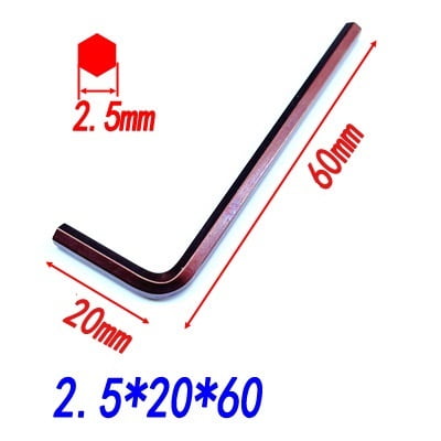 S2 Hex Key Wrench Set - Durable L-Shaped Allen Wrench Tool for Precision Fastening