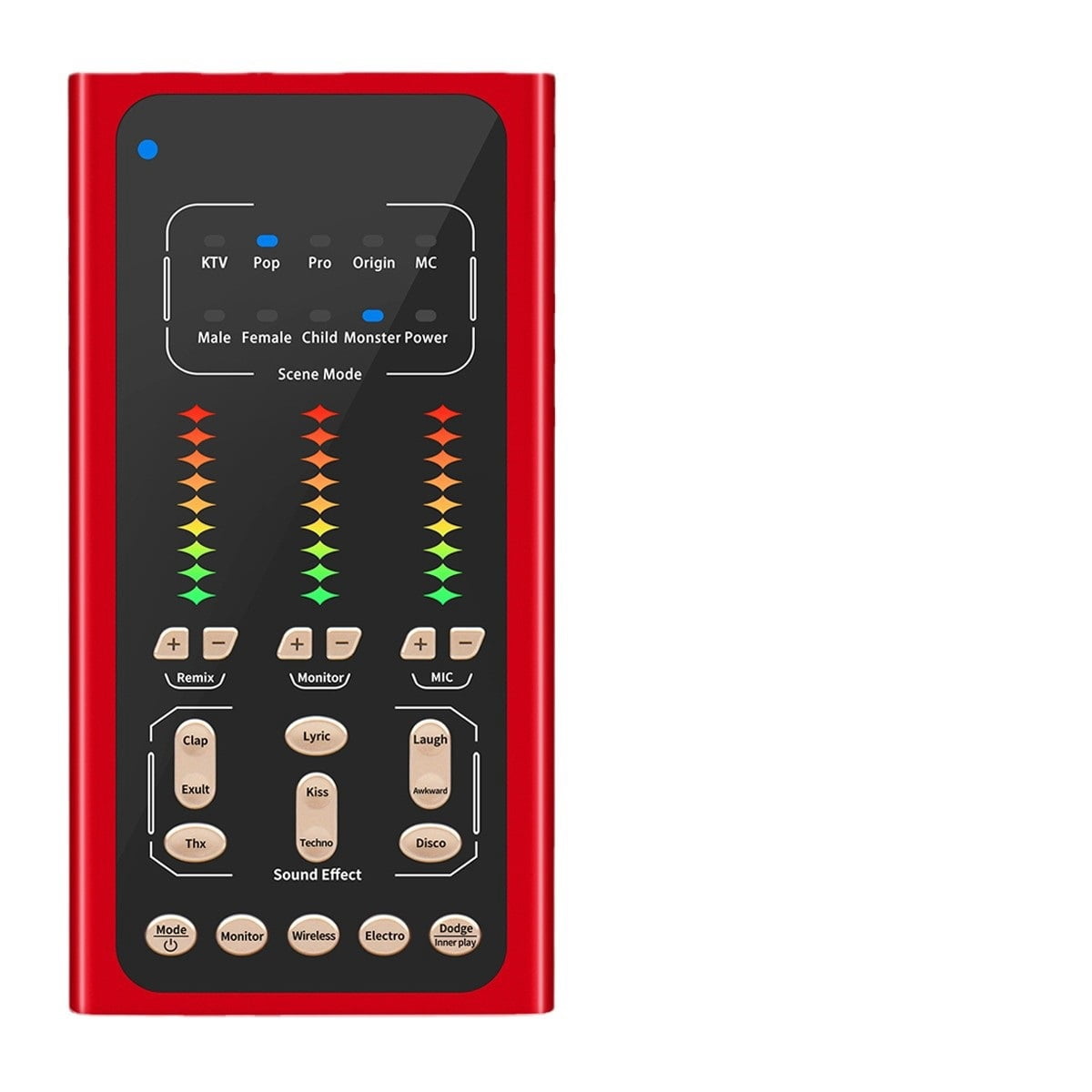 S2 Live Sound Card Interface DJ Mixer USB Sound Card Kit Voice Changer Sound Broad Bluetooth