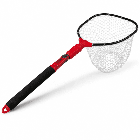 S2 Slider Fishing Net Handle | Adjustable Extension Minimal Water Drag Design Foam Grip For Landing Nets