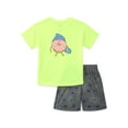 thumbnail image 1 of Wonder Nation Boys Tee and Shorts Pajama Set, 2-Piece, Sizes 4-18, 1 of 3